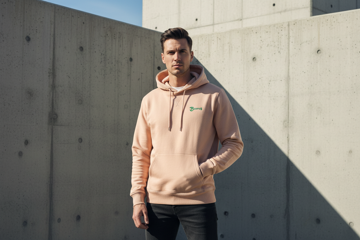 Hoodie - White model